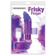 Frisky Finger Recargable - Potente Masajeador de Mano