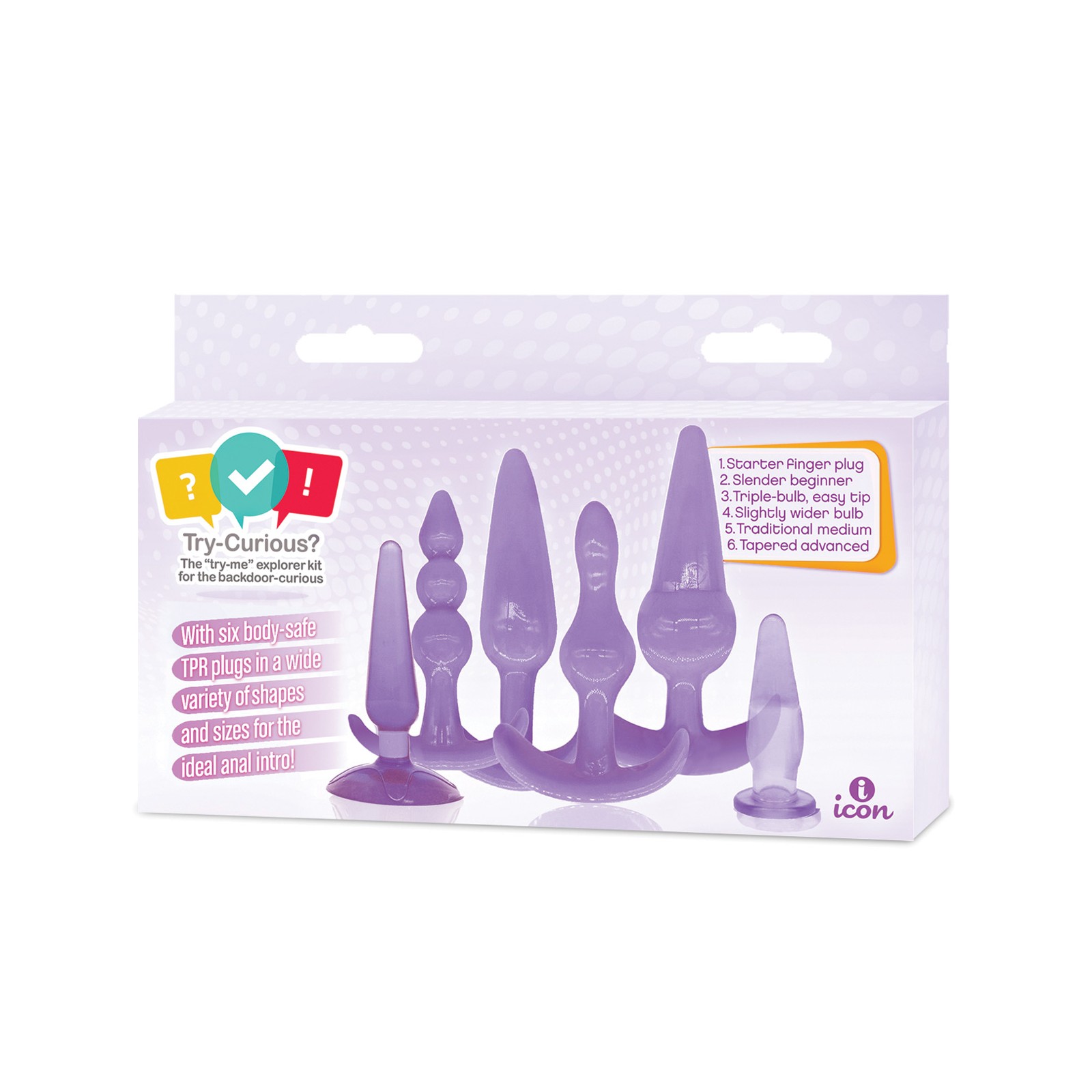 Kit de Tapones Anales Try-Curious para Principiantes