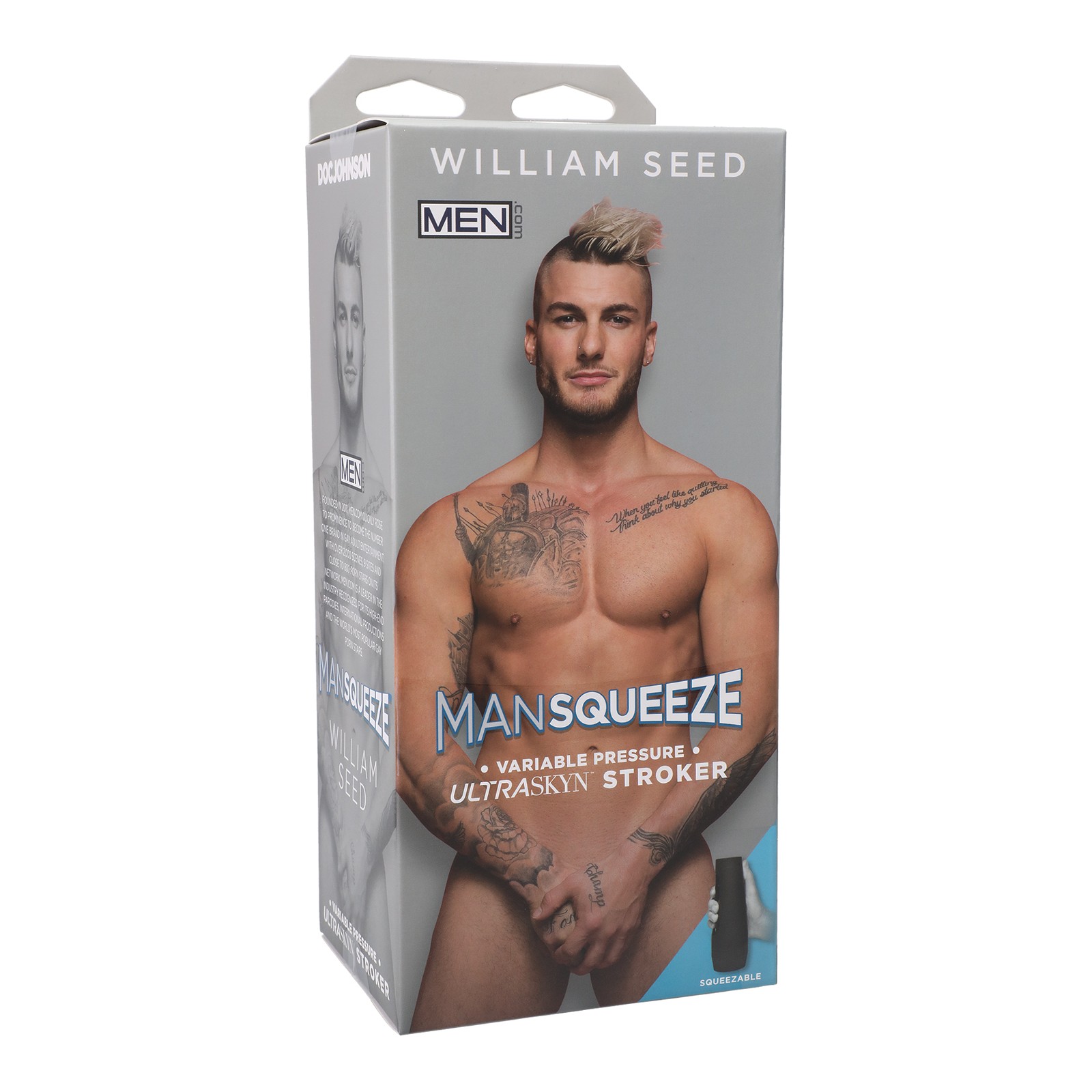 Man Squeeze ULTRASKYN Ass Stroker - William Seed