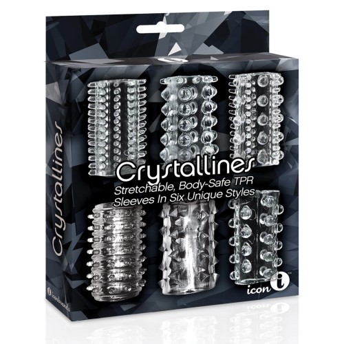 Crystalline TPR Cock Sleeve 6 Pack - Enhance Your Pleasure