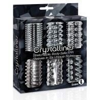 Crystalline TPR Cock Sleeve 6 Pack - Enhance Your Pleasure