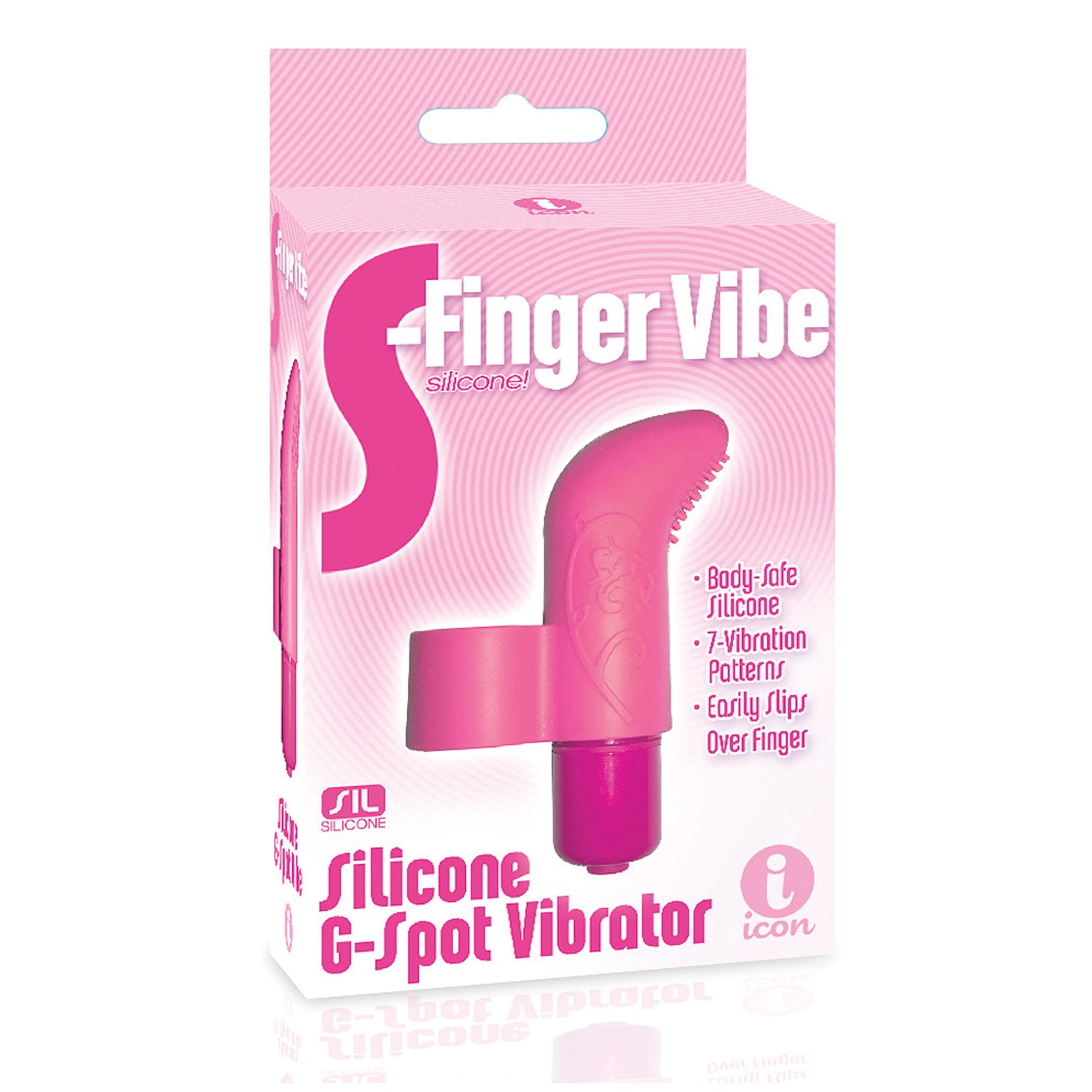 9's S-Finger Vibe Pink Finger Vibrator