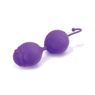 Las bolas de Kegel de silicona S-9 Morado