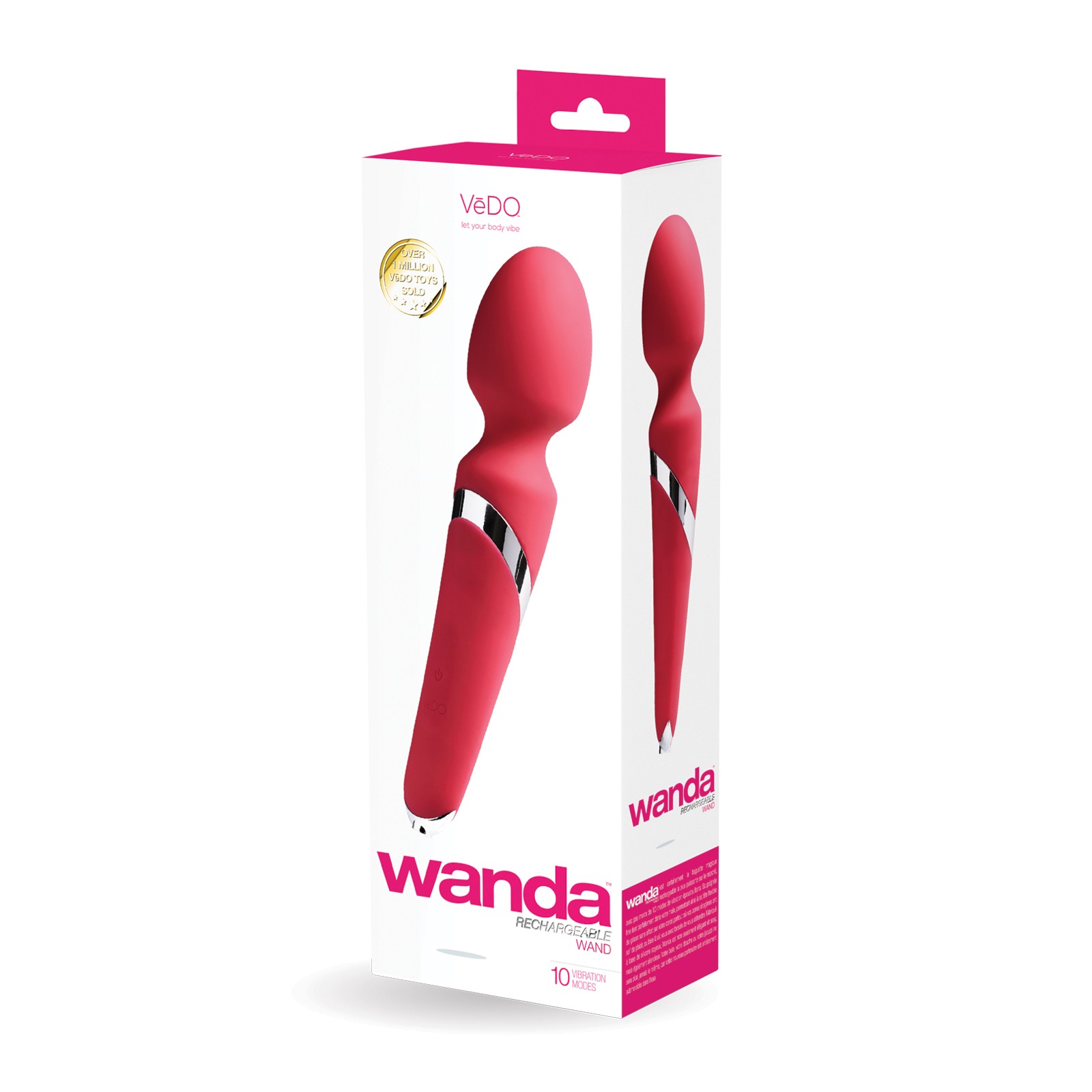 VeDO Wanda Varita Recargable Rosa Foxy