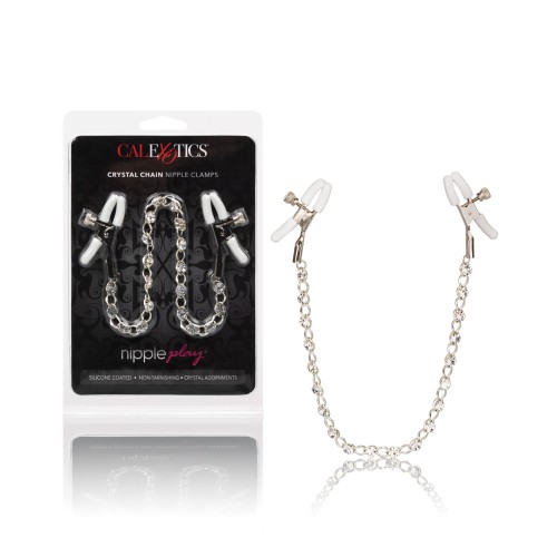 Nipple Play Crystal Nipple Clamps for Ultimate Stimulation