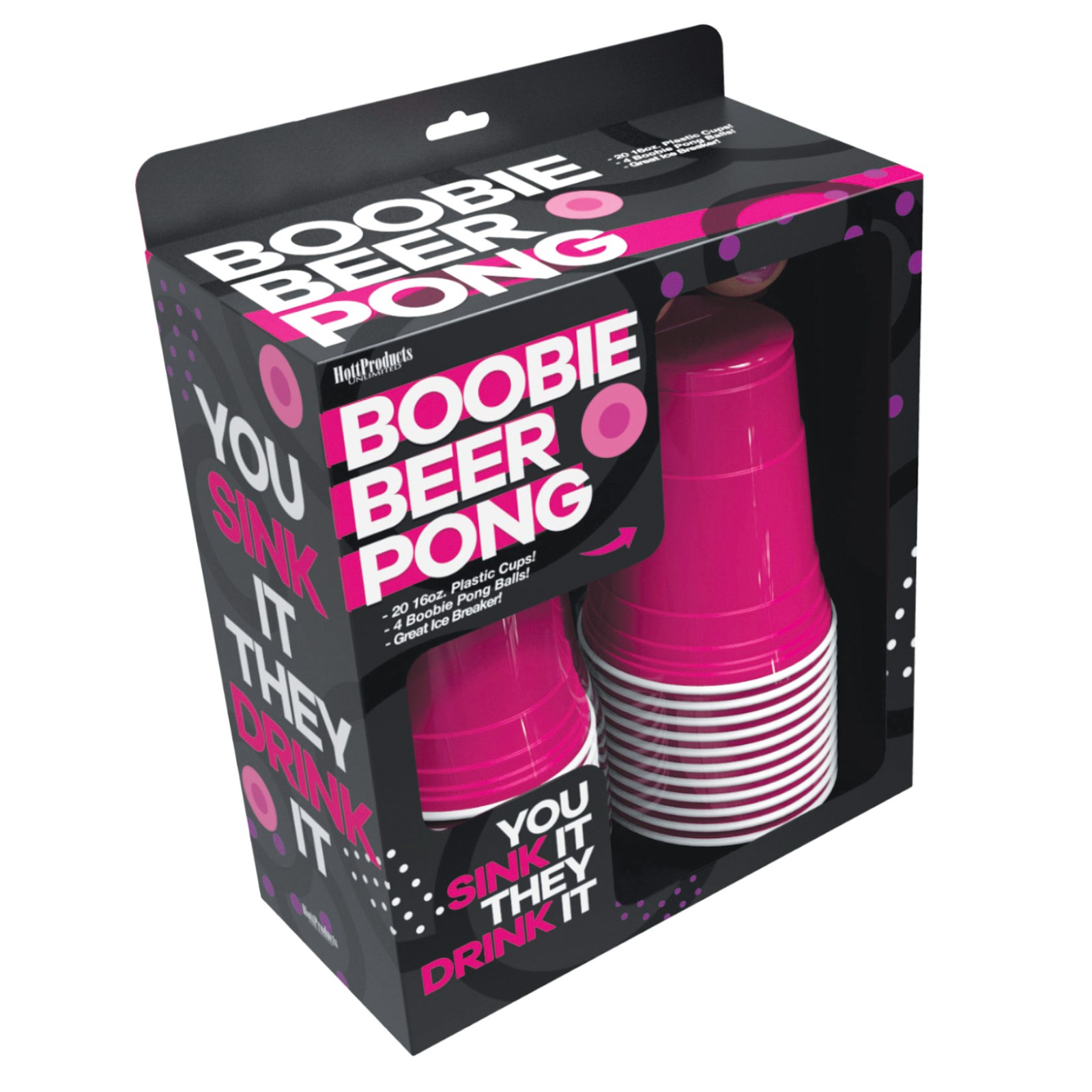 Juego de Beer Pong Boobie