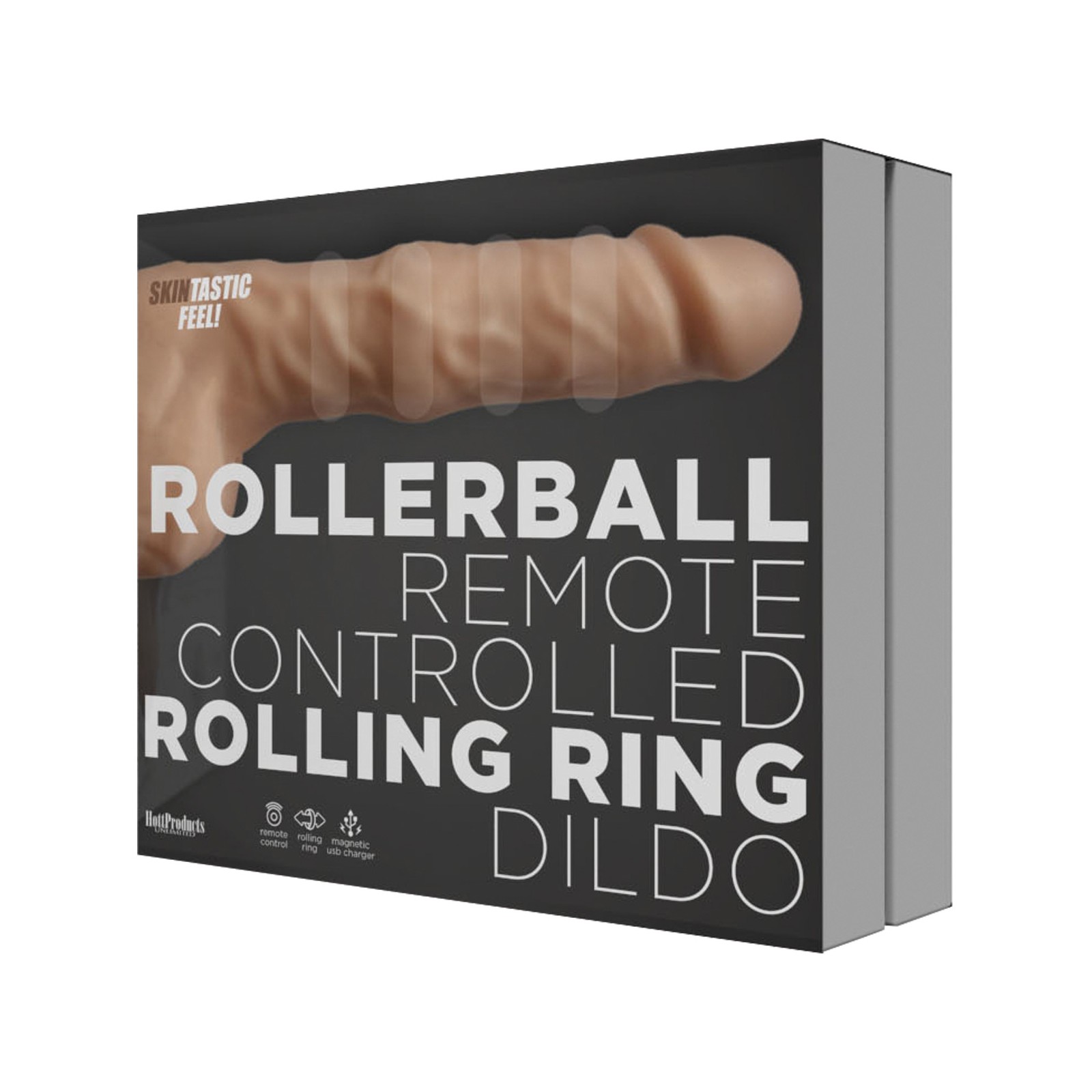 Dildo Rollerball con Base de Succión para Diversión Emocionante