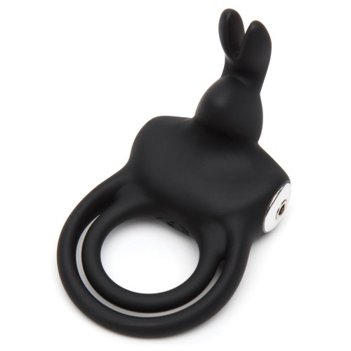 Anillo Cock Happy Rabbit Negro