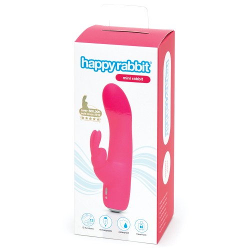 Vibrador Conejito Recargable Happy Rabbit Mini - Rosa