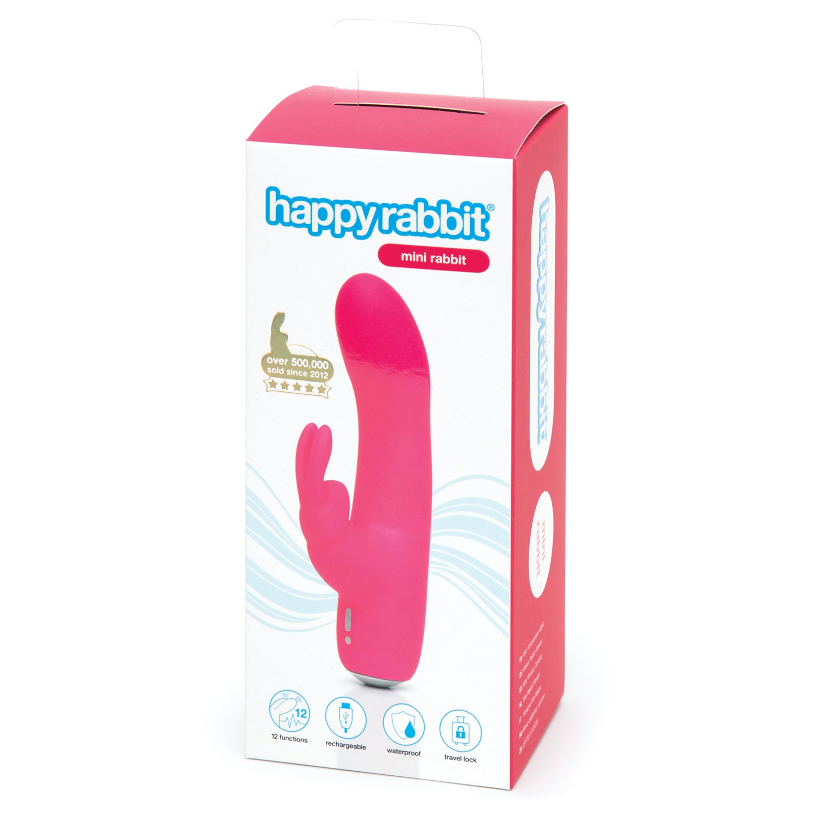 Happy Rabbit Mini Rechargeable Rabbit Vibrator - Pink