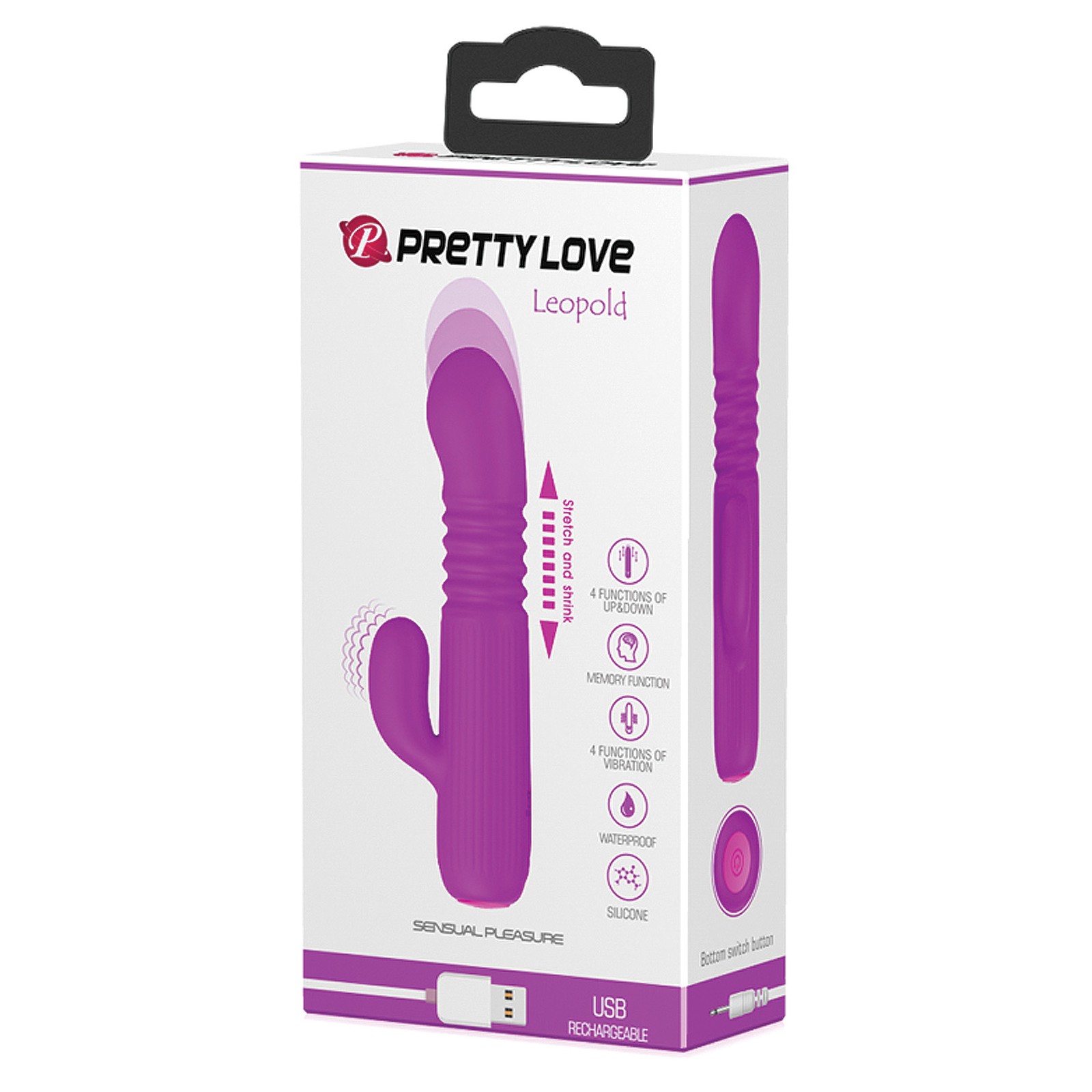 Pretty Love Leopold Mini Thruster Vibe Fuchsia