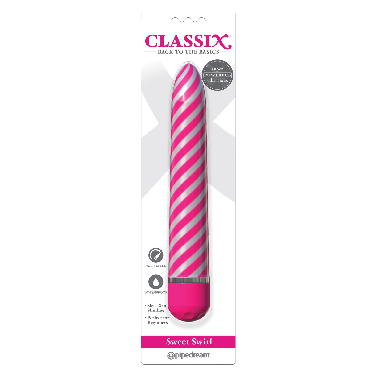 Classix Sweet Swirl Vibrador Rosa