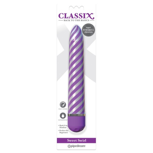 Vibrador Classix Sweet Swirl Púrpura