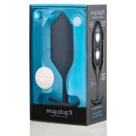 Plug con Peso b-Vibe Snug Plug 5 para Sensación Mejorada