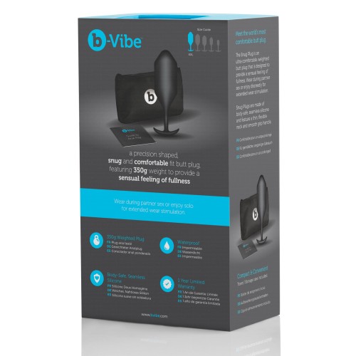 Plug con Peso b-Vibe Snug Plug 5 para Sensación Mejorada