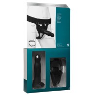 Conjunto Strap-On Body Extensions Daring de 2 piezas - Negro