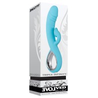 Evolved Triple Infinity Teal - Unique Pleasure Toy