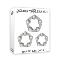 Zero Tolerance Three Amigos Ring Set