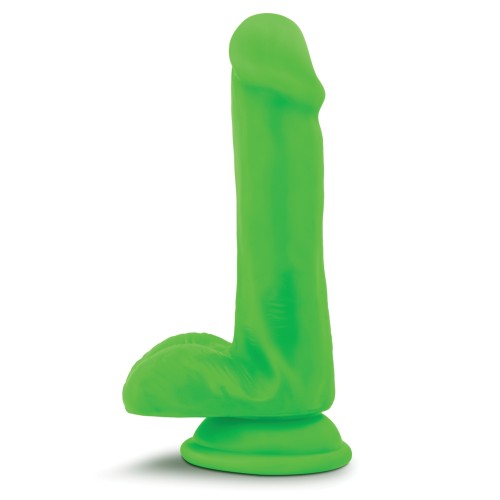 Blush Neo Dual Density Cock 6" - Neon Green