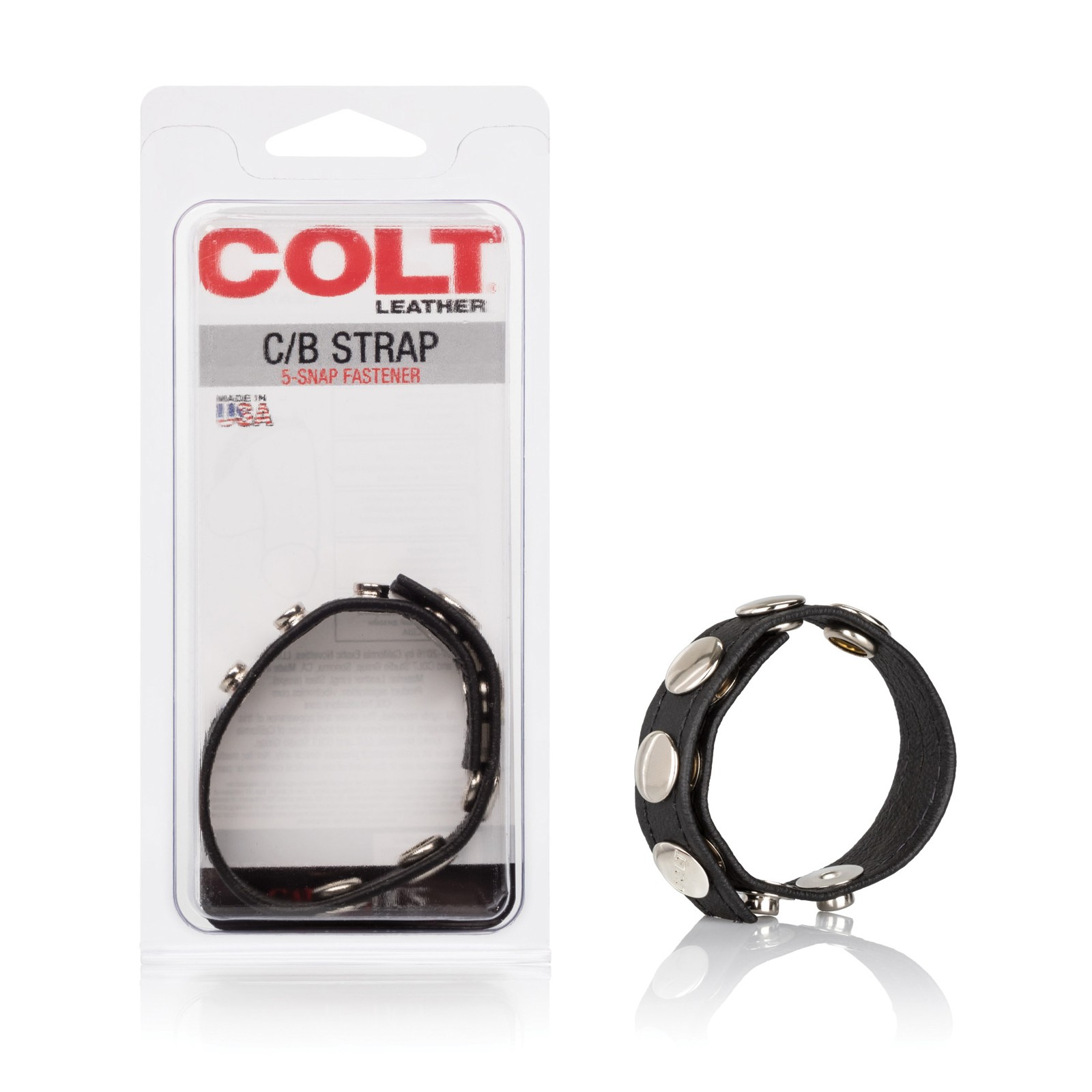 Correa de Cuero Ajustable COLT para Hombres Fuertes