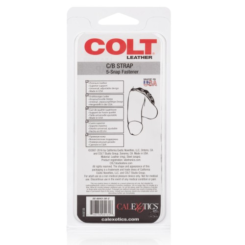 COLT Leather Adjustable Strap for Strong Men