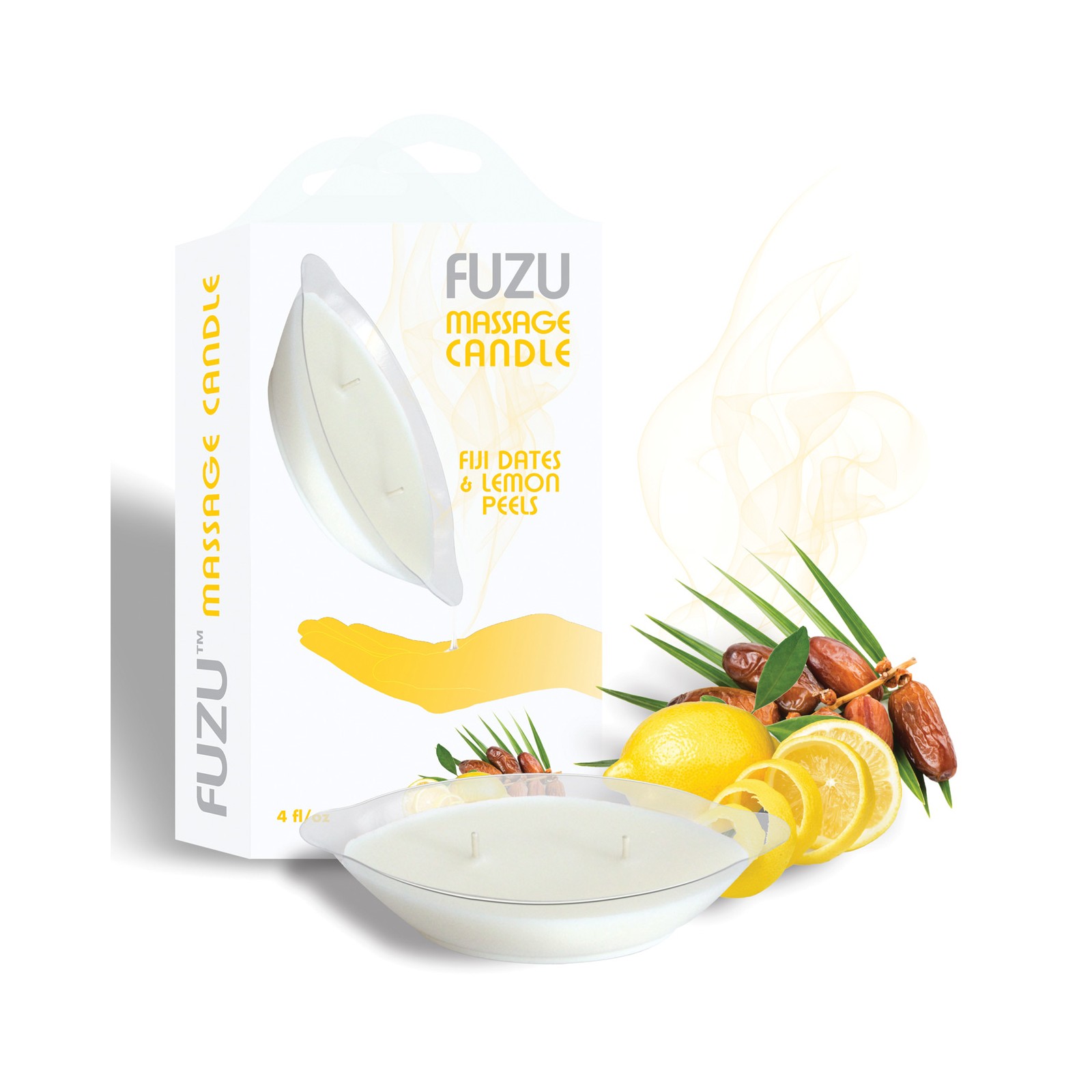 Fuzu 4 oz Massage Candle for Romantic Evenings