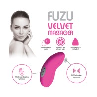 Fuzu Velvet Massager - Neon Pink Relaxation