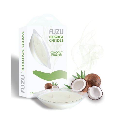 Fuzu Massage Candle - 4 oz Coconut Passion