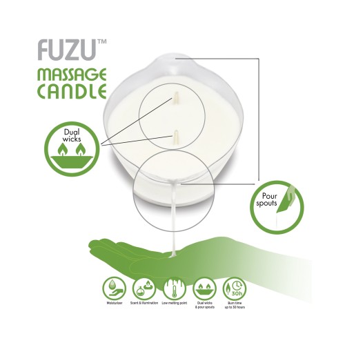 Fuzu Massage Candle - 4 oz Coconut Passion