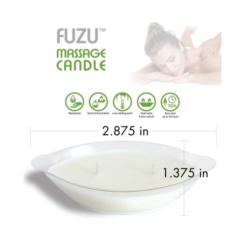 Fuzu Massage Candle - 4 oz Coconut Passion