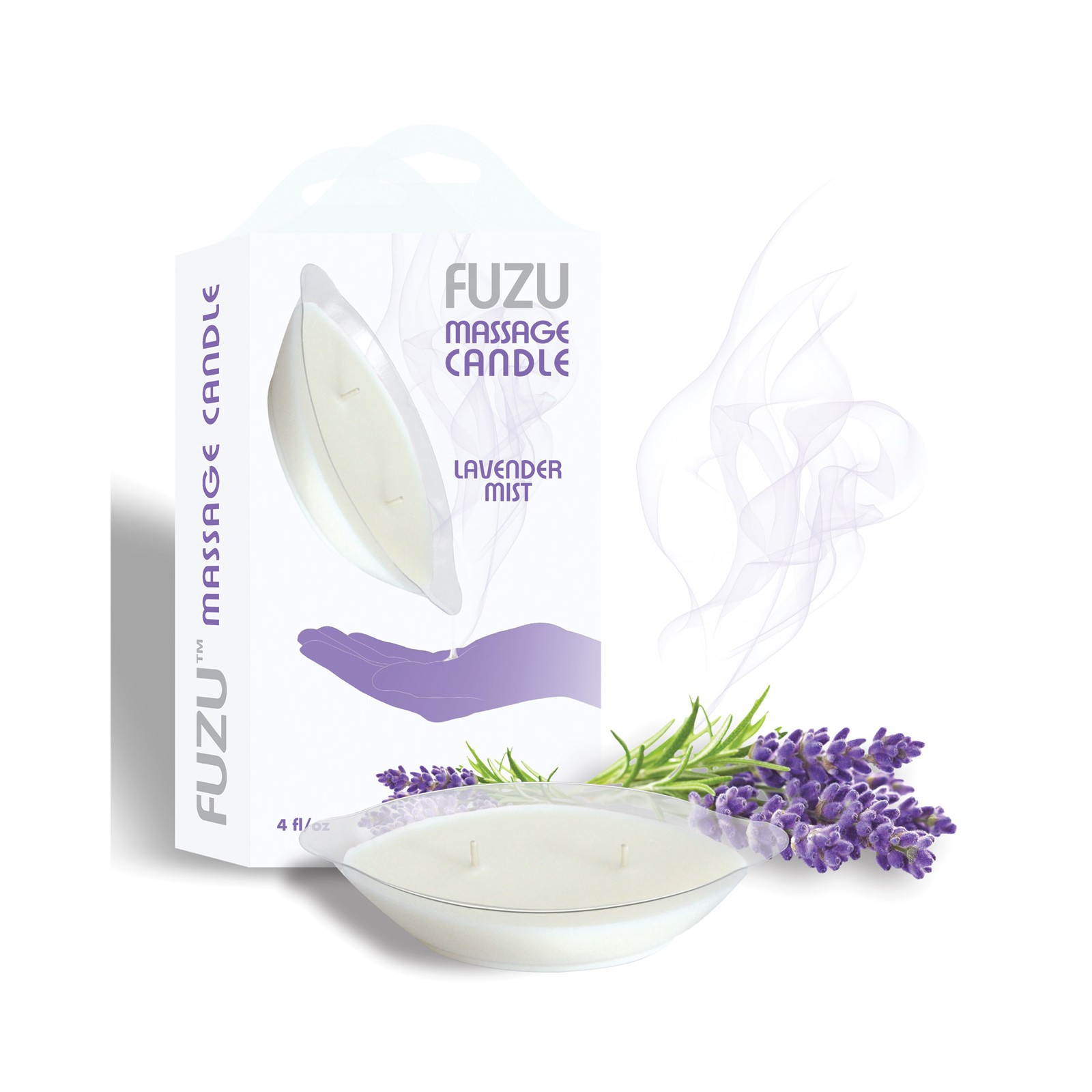 Vela de Masaje Fuzu - 4 oz Mist de Lavanda