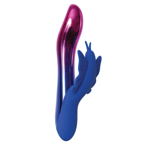 Vibrador Evolved Firefly Doble Estimulación en Azul