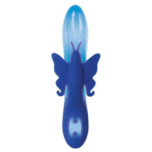 Vibrador Evolved Firefly Doble Estimulación en Azul