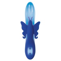 Vibrador Evolved Firefly Doble Estimulación en Azul