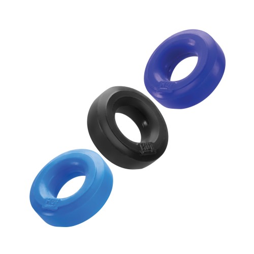 Hunky Junk C Ring Multi Pack Cobalt