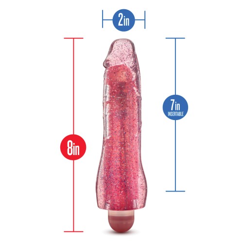 Blush Glow Dicks Glitter Vibrator Molly - Sparkling Pleasure