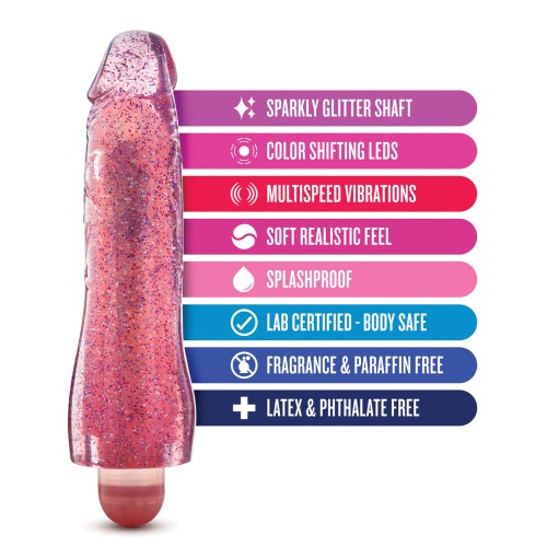 Blush Glow Dicks Glitter Vibrator Molly - Sparkling Pleasure