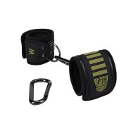 Fort Troff Tactical Wrist Cuffs - Black/Green