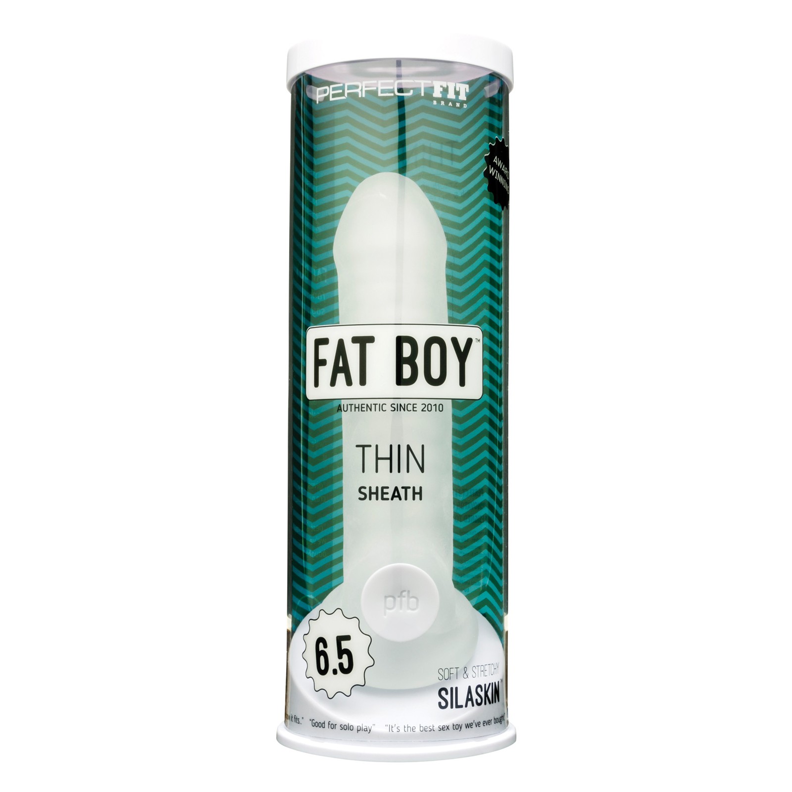 Perfect Fit Fat Boy Thin 6.5-Inch - Clear