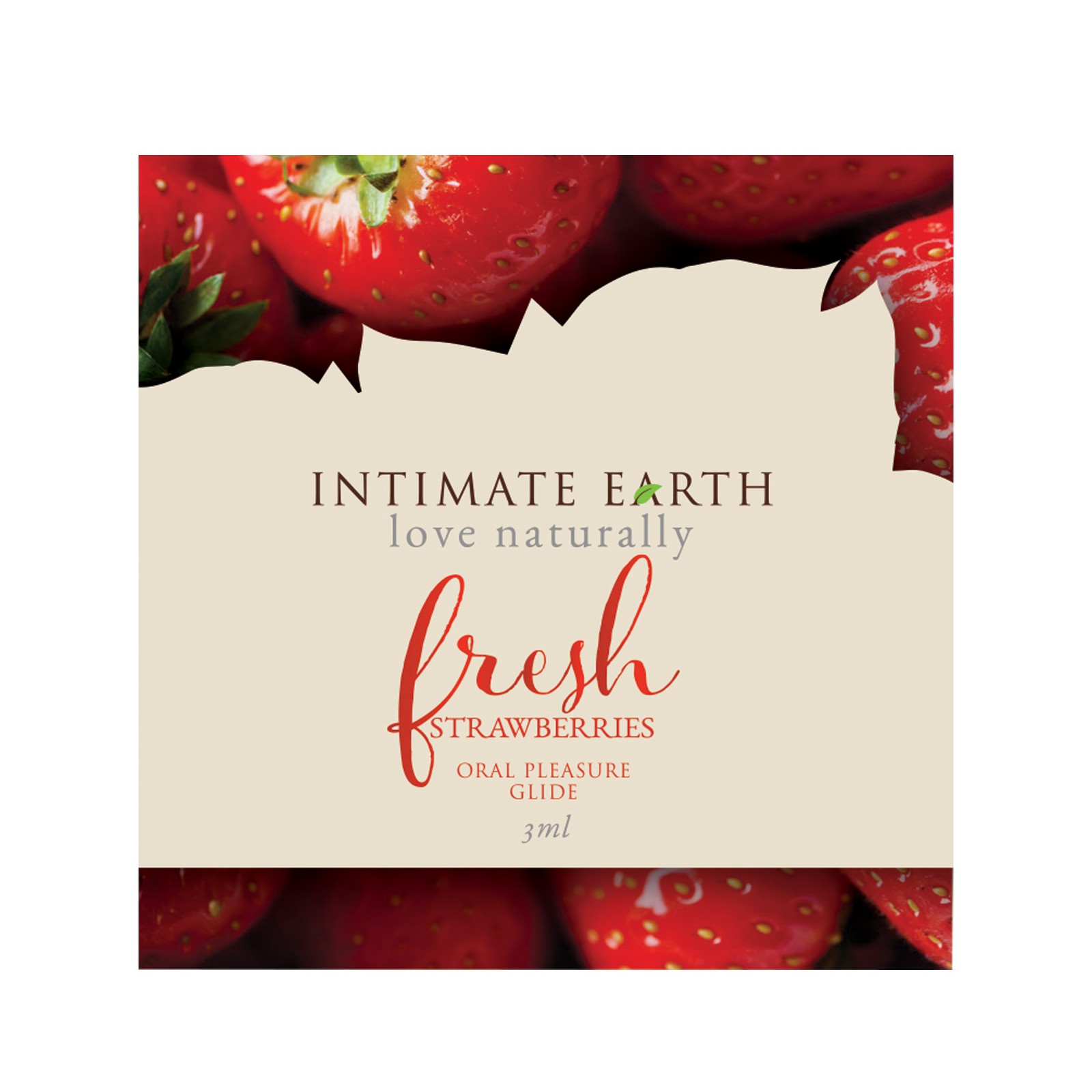 Intimate Earth Lubricant - Fresh Strawberries Flavor