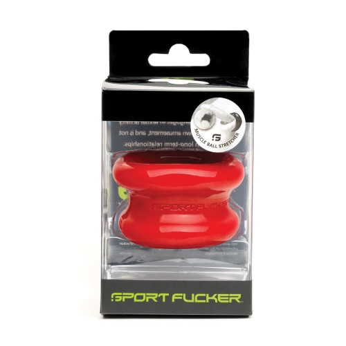 Sport Fucker Muscle Ball Stretcher Rojo