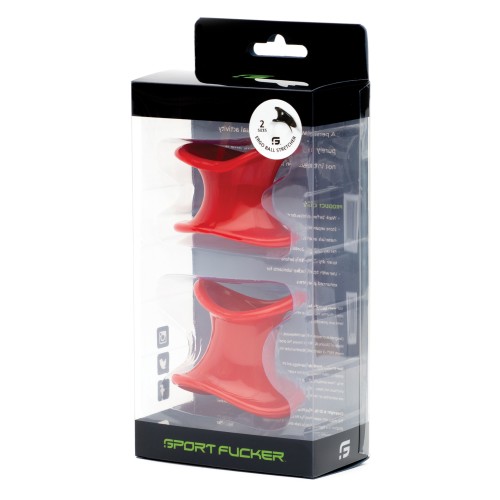 Sport Fucker Ergonomic Ball Stretcher Kit - Red