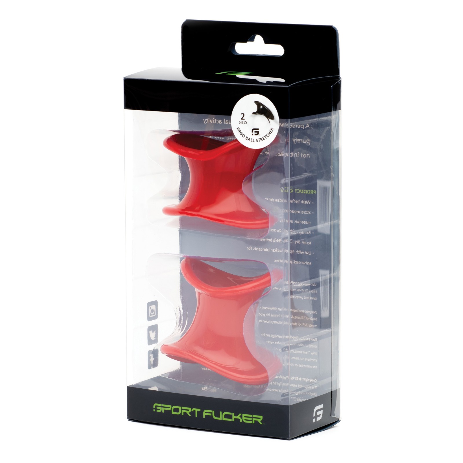 Sport Fucker Ergonomic Ball Stretcher Kit - Red