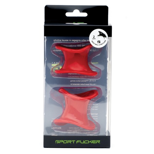 Kit de Estiramiento Ergonómico para Testículos Sport Fucker - Rojo