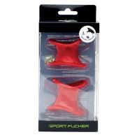 Kit de Estiramiento Ergonómico para Testículos Sport Fucker - Rojo