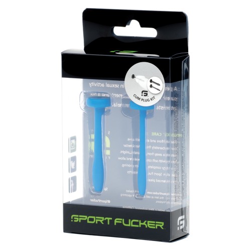 Kit de Plug Cum Sport Fucker Azul