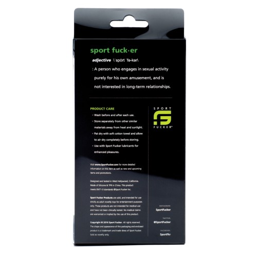 Sport Fucker Dipstick Negro para Placer Sensacional