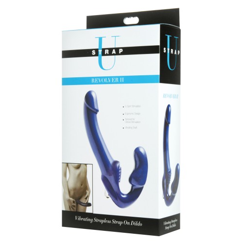 Revolver II Dildo Estrapless de Punto G Azul