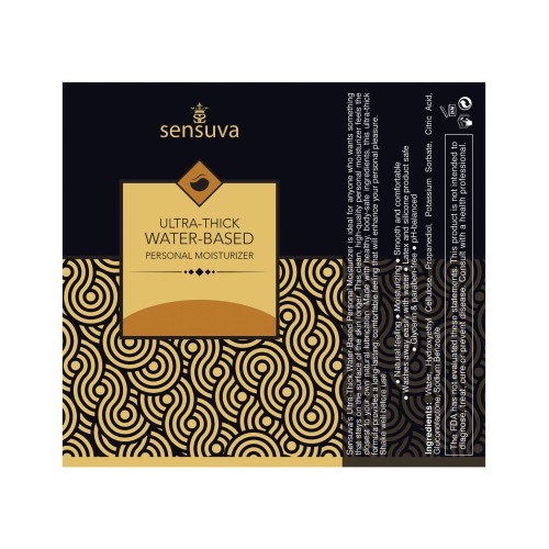 Sensuva Ultra Thick Water-Based Moisturizer Salted Caramel