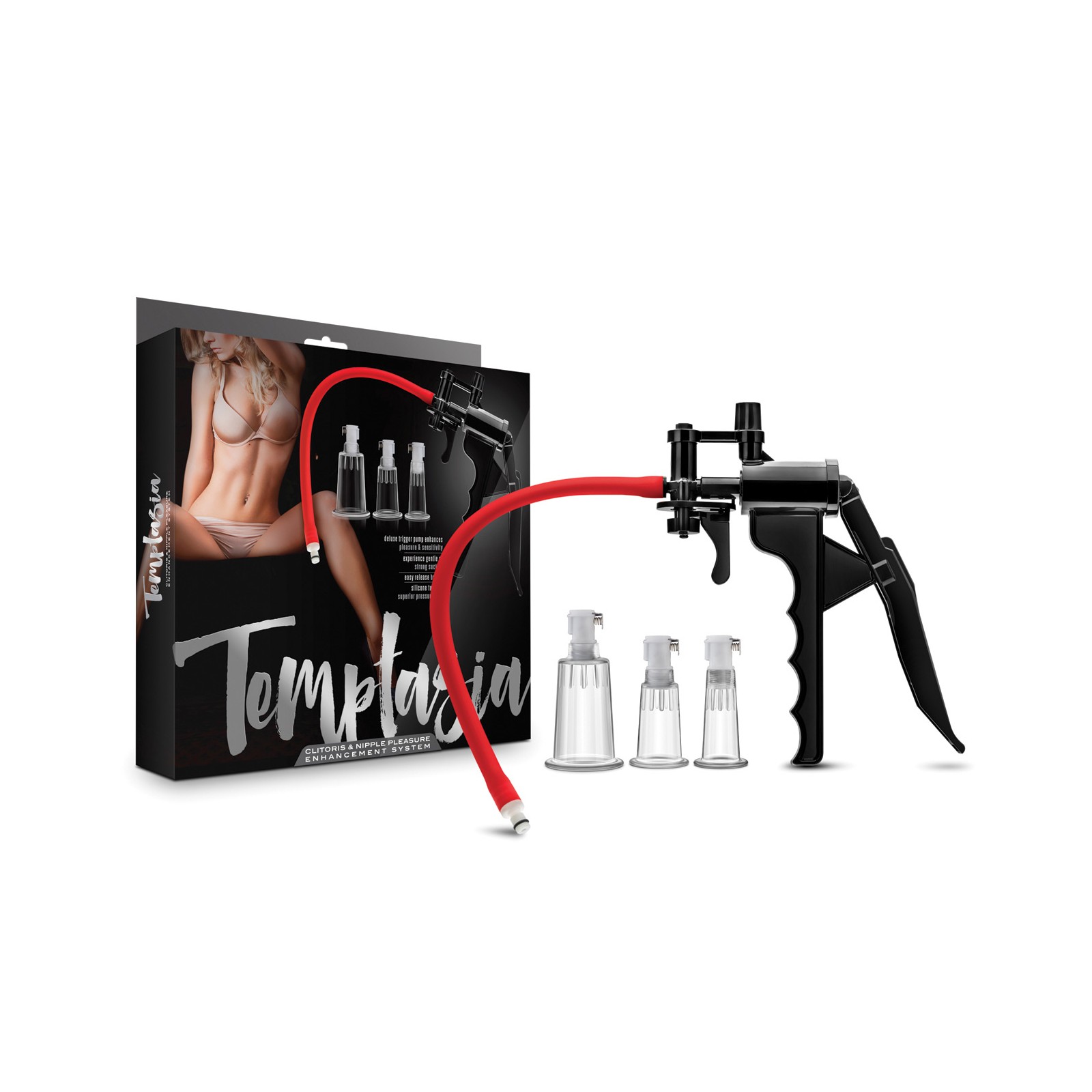 Blush Temptasia Clitoris & Nipple Pump System